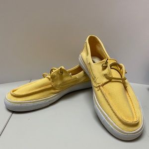 Yellow boat shoes sonoma